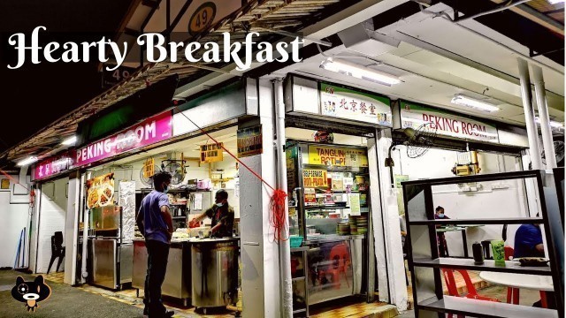 'SINGAPORE STREET FOOD | Tanglin Halt Roti Prata & Fried Carrot Cake'