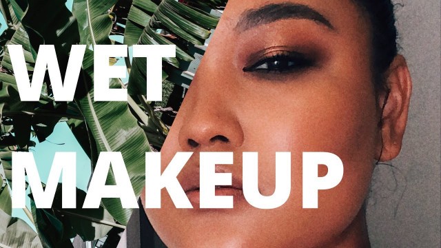 'KIM KARDASHIAN WEST MET GALA WET MAKEUP LOOK FOR HOODED LIDS & TAN TONES 