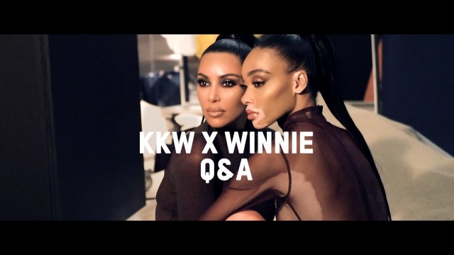 'Q&A with Kim Kardashian West & Winnie Harlow | KKW Beauty'