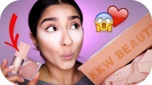 'KIM KARDASHIAN KKW BEAUTY - CONCEALER KIT im LIVE TEST! | Sanny Kaur'