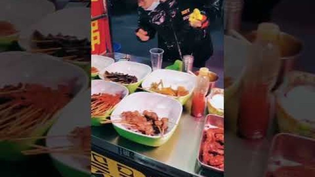 'My City\'s Night Delicious Food Market in China夜市小吃#China #chinafood #foodmarket #中国 #石家庄 #夜市 #小吃'