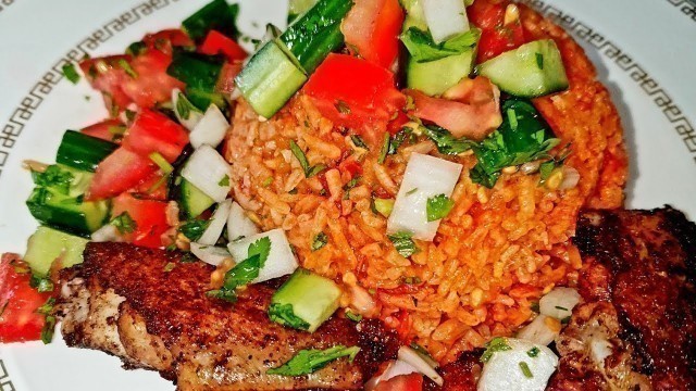 'Red Rice & Chicken Assyrian Riza Smooqa'