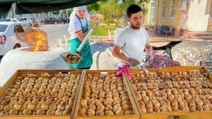 'Chitir - Chitir Samosa | Cooking Crispy Vegetable Samosa | Famous Uzbek Street Food'