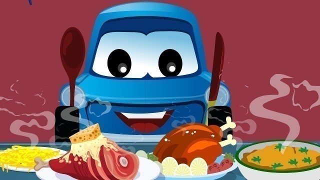 'Zeek And Friends | eat meals | food songs | car song and rhymes | cartoon about cars'