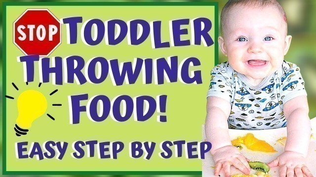 'How to Stop Toddler From Throwing FOOD! Easy step by step'