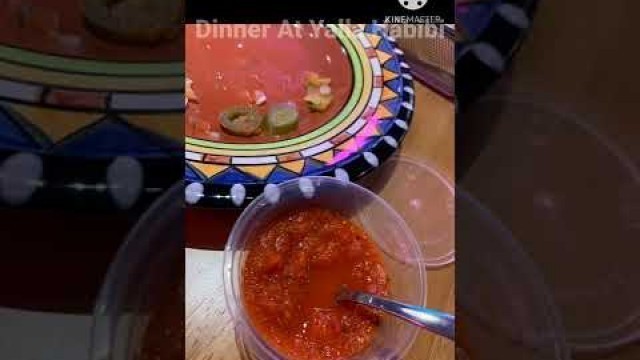 'Dinner At Yalla Habibi Muslim Restaurant At Wuhan China'