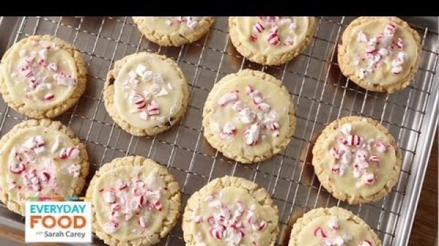 'Christmas Peppermint-Chocolate Sugar Cookies | Holiday Recipes | Everyday Food with Sarah Carey'