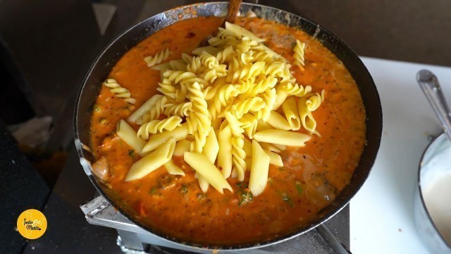 'Mouthwatering Super Creamy Mix Sauce Pasta Rs. 250/- #delhifood #shorts'