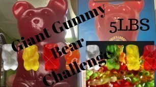 'Giant Gummy Bear Challenge(5LBS)'