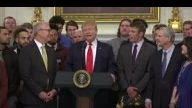 'Trump honors NDSU football champs with fast food'