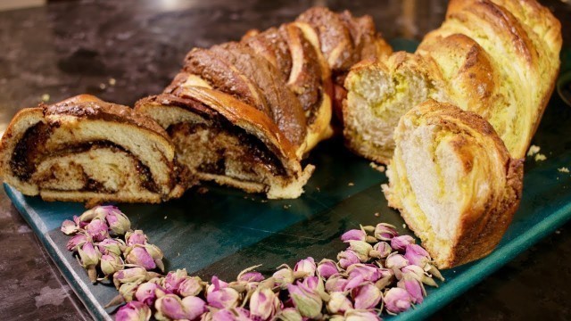 'How to make Chocolate & Pistachio Braided Bread (Assyrian Food)'