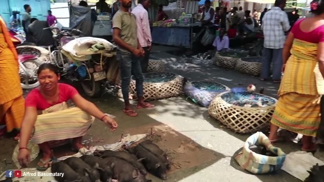 'Kokrajhar Market Scene (India, Assam)'