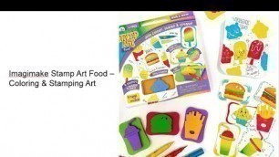 'Engage toddlers with Imagimake Stamp Art Food – Coloring & Stamping stamp art| Fun activity'