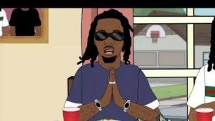 'How migos bless the food \"Cartoon version\"'