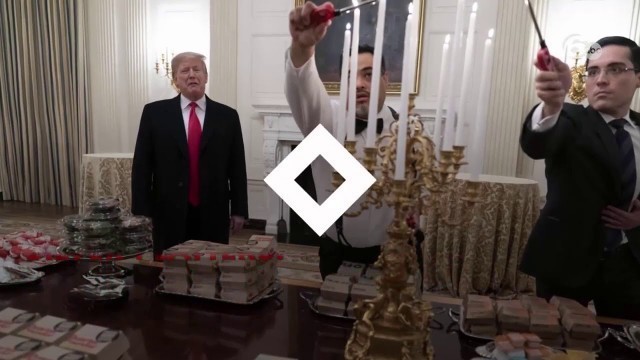 'Trump takes heat for serving fast food to national champs'