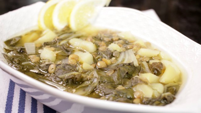 'How to make Swiss Chard & Lentil Soup (Assyrian Food)'