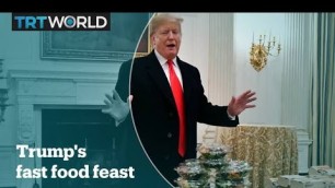 'Trump serves fast food amid staff shortage in the White House'