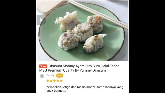 'Jual Dimsum Siomay Lumpia Ayam Frozen Food Halal Tanpa MSG Online Shopee Tokopedia Bukalapak #Shorts'