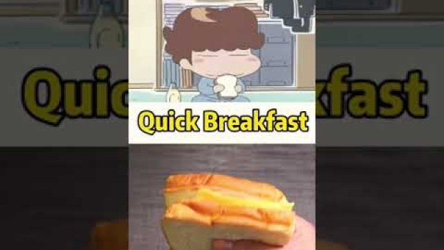 'How to make breakfast in one minute 