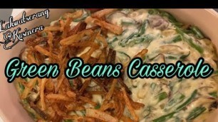 'Green Beans Casserole & Fried Onions Recipe'