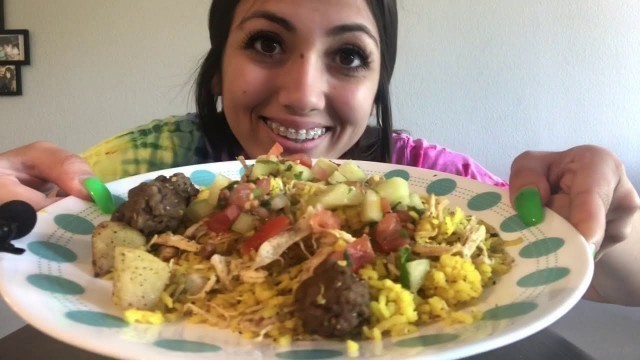 'MUKBANG TIME | BIRYANI DISH | Assyrian dish. #eatingshow #mukbang #biryani'