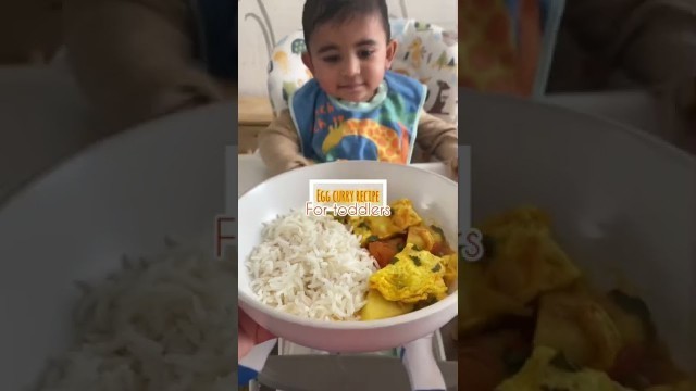 'Egg Curry for Toddlers | Food for Toddler | Recipe'