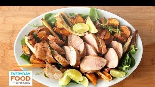 'Spicy Pork with Parsnips and Sweet Potatoes - Everyday Food with Sarah Carey'