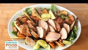 'Spicy Pork with Parsnips and Sweet Potatoes - Everyday Food with Sarah Carey'