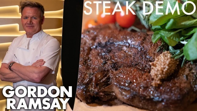 'Gordon Ramsay Shows a NFL Star How To Make The Perfect Ribeye'