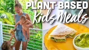 'What Our Vegan Kids Eat In A Day: Toddler Meals + Baby\'s First Solids!'