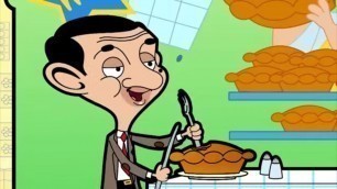 'The Eating Contest | Mr Bean | Cartoons for Kids | WildBrain Bananas'