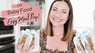 'How to Make DIY Baby Food Pouches | Toddler Meal Prep'