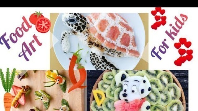 'Fun & easy food Art ideas for babies and toddlers/yummy food ideas for children\'s/food art ideas2022'