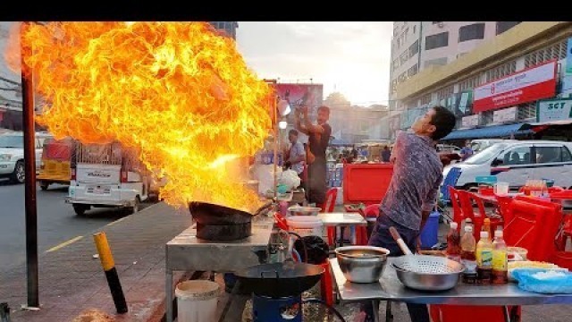 'Amazing Wok Skills in Cambodia ! Best Egg Fried Rice & Noodles, Super Speed Cooking, Street Food'