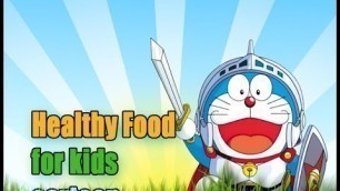 'healthy food for kids cartoon'