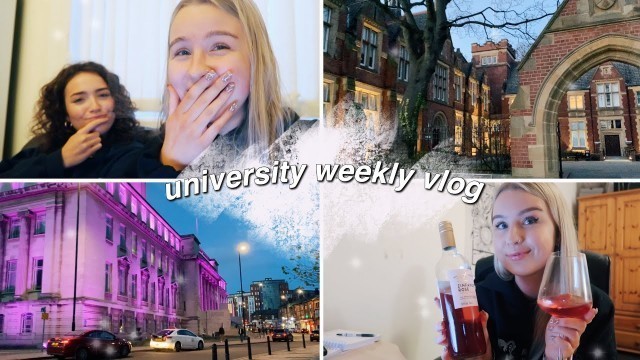 'a realistic week of uni | planning my year abroad, food shop & zoom quizzes'