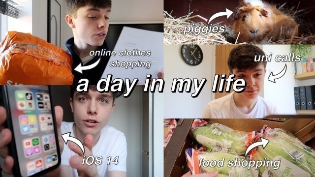 'A Day In My Life | Online Uni, Food Shopping & iOS 14! ... (vlog)'