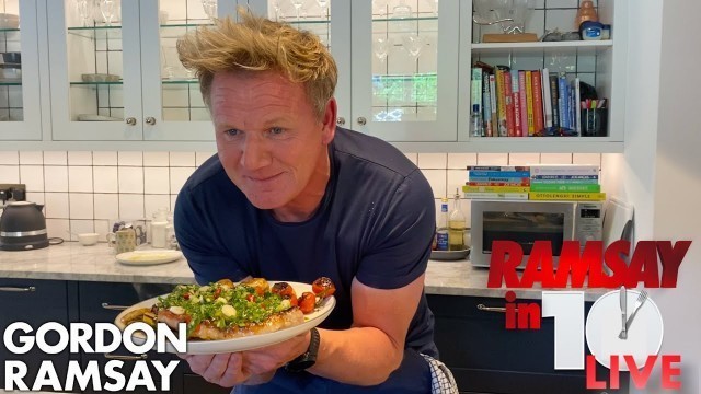 'Gordon Ramsay Cooks Steak & Potatoes in Under 10 Minutes from Home | Ramsay in 10'