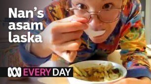 'Dad teaches me how to make Nan\'s famous asam laksa 