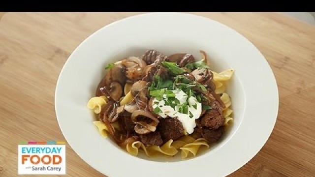 'Beef Stroganoff Stir-Fry - Everyday Food with Sarah Carey'