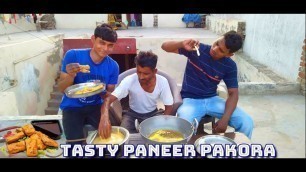 'विजय राव सिंधिया जी ने बनाये पनीर के पकोड़े - Cooking Paneer Pakora | Home Made Food | Krishna Vlogs'