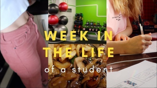 'WEEK IN THE LIFE OF A UNI STUDENT/MESS | GYM, FOOD, GOING HOME & TAKEAWAY'