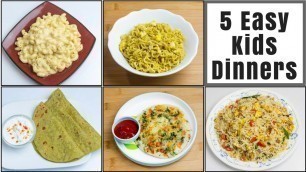 '5 Dinner Recipes for 2+ Kids & Toddlers | Kids Lunch Box Recipes Part - 1'