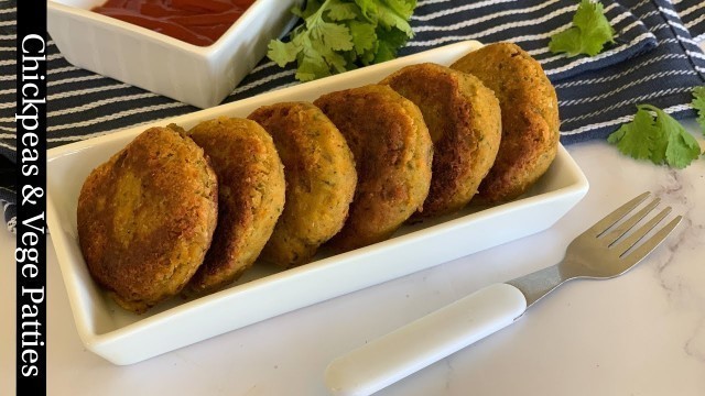 'Chickpeas and Vege Patties | 10m+ , toddlers and Kids| Baby Finger Food  | Toddler Lunch | Snacks'