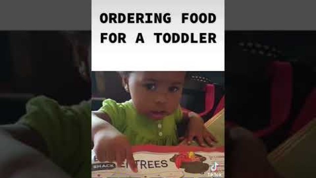 'Ordering Food For A Toddler'