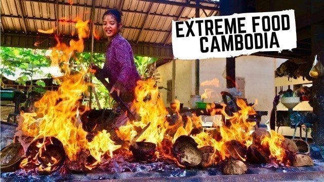 'EXTREME CAMBODIAN cooking | Unseen Cambodian street food in the countryside | Battambang local food'