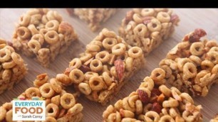 'Honey Nut Cereal Bars - Everyday Food with Sarah Carey'