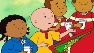 'Caillou and the Healthy Snacks | Caillou Cartoon'