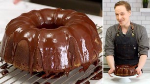 'Decadent German Double Chocolate Bundt Cake Recipe | THE SLICE | Everyday Food'