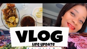 '#vlog :Life update | seafood 